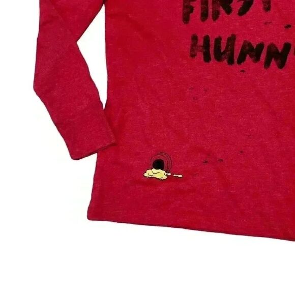 Disney Girl's Red Cotton/Poly Winnie the Pooh Hunny Crew Neck Long Sleeve T-shir - Picture 5 of 10